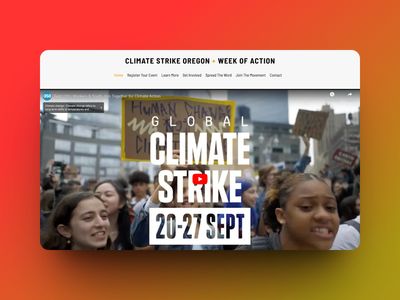 Climate Strike Oregon Website