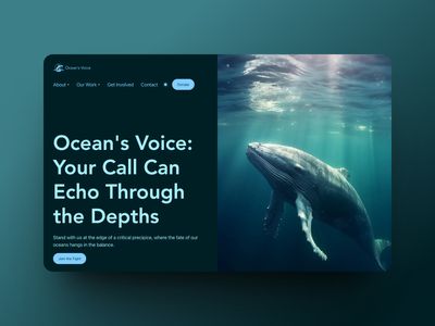 Ocean's Voice Marketing Website